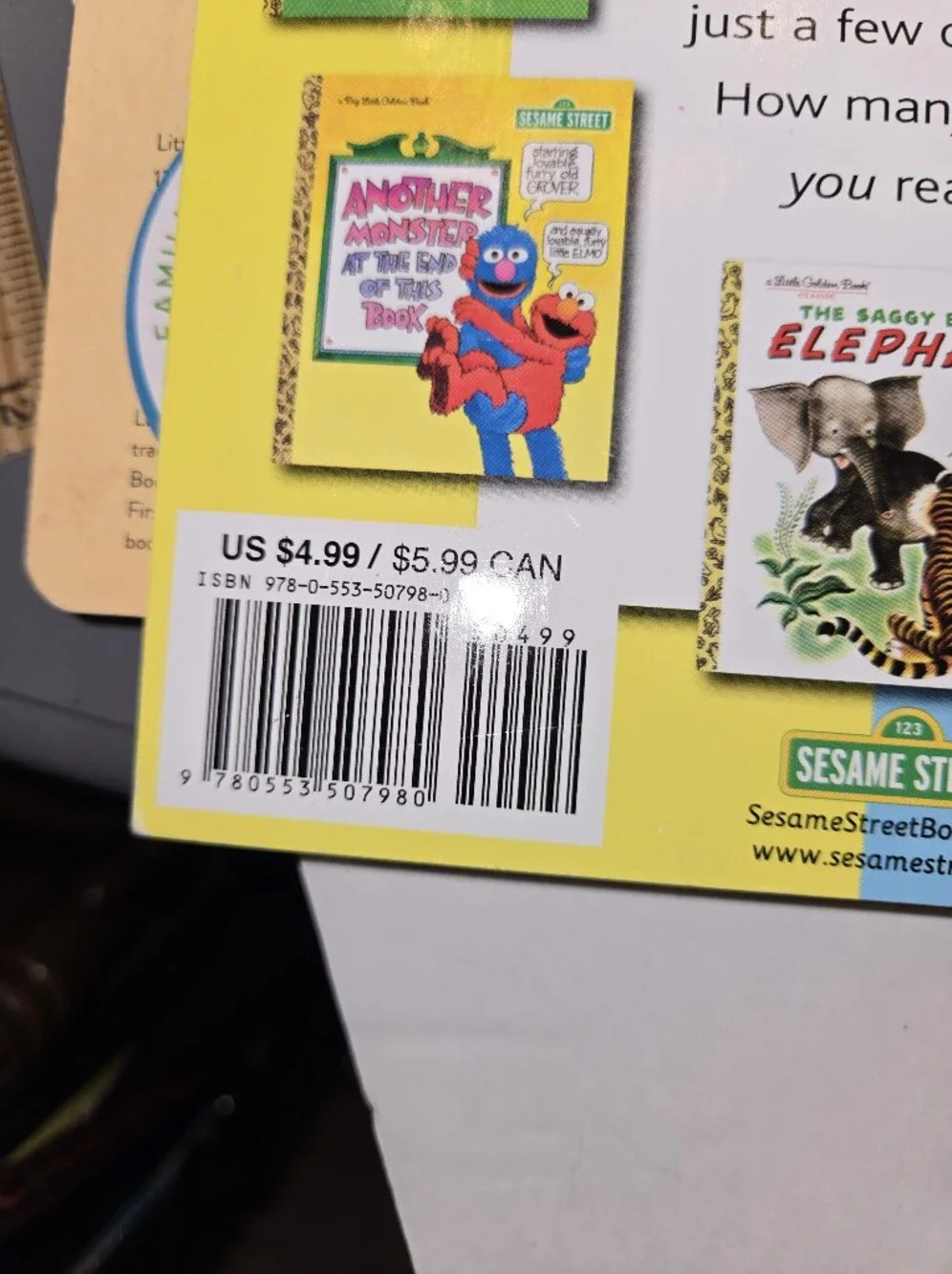 Book and DVD Bundle - Sesame Street - Wherever You Go - Five Little Monkeys